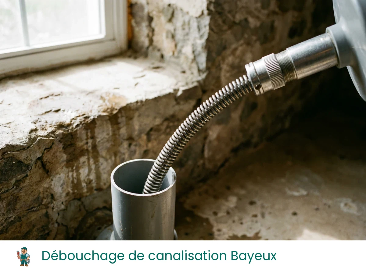 Débouchage de canalisation à Bayeux
