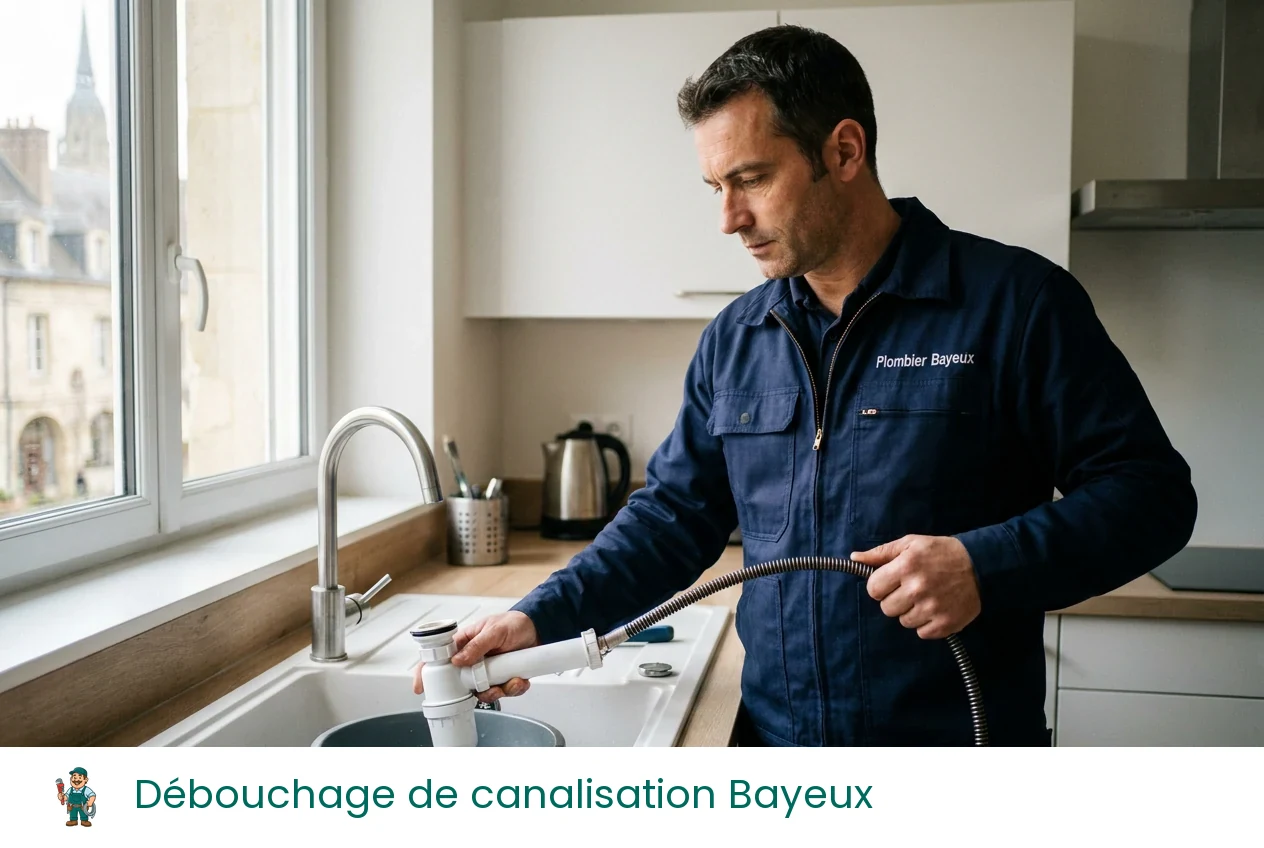 Débouchage de canalisation à Bayeux