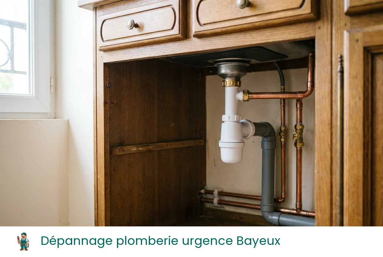 Dépannage plomberie urgence à Bayeux