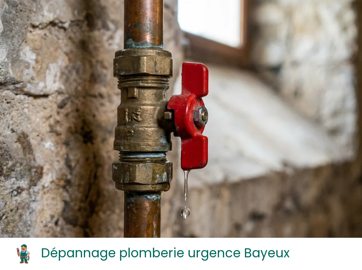 Dépannage plomberie urgence à Bayeux