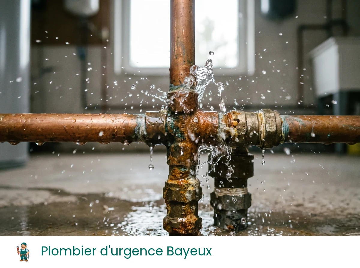 Plombier d'urgence à Bayeux