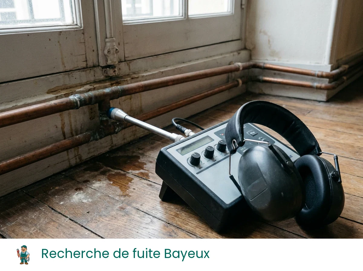 Recherche de fuite à Bayeux
