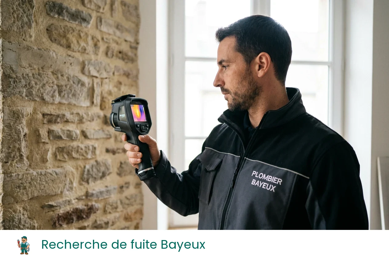 Recherche de fuite à Bayeux