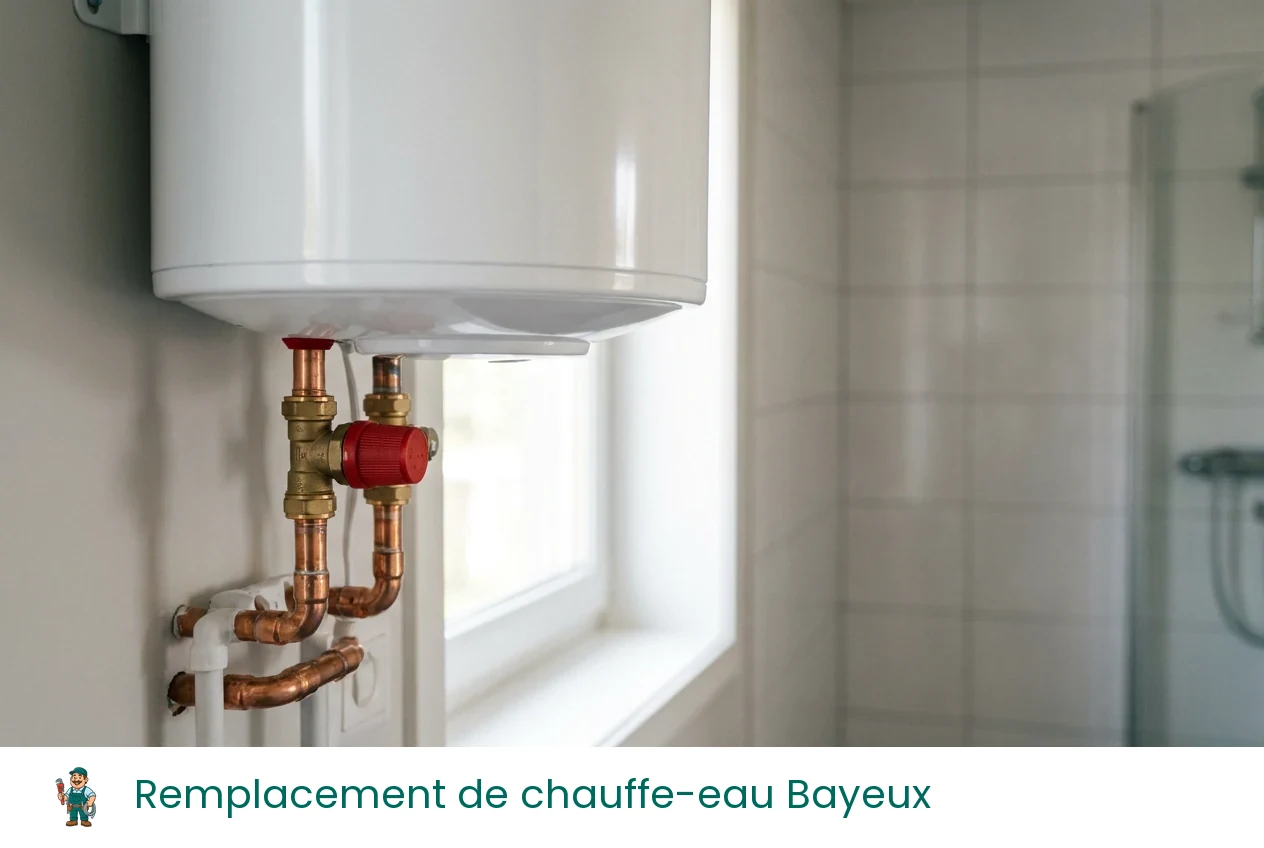 Remplacement de chauffe-eau à Bayeux