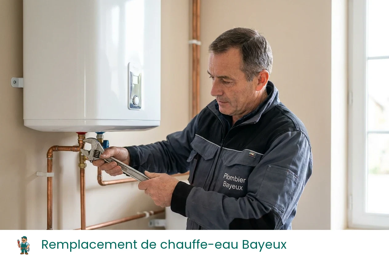 Remplacement de chauffe-eau à Bayeux