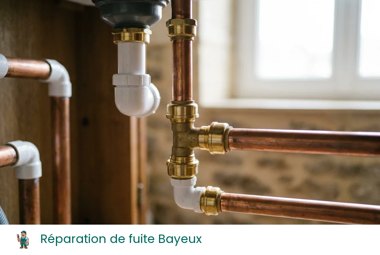 Réparation de fuite à Bayeux