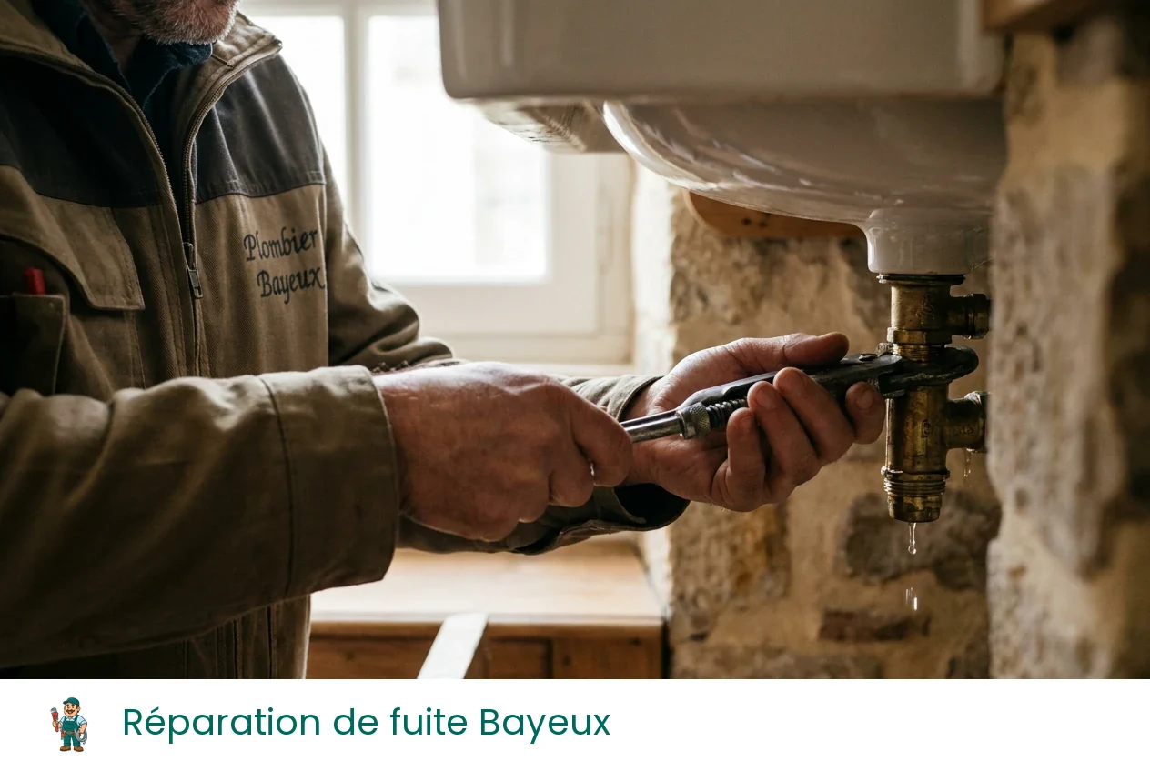 Réparation de fuite à Bayeux
